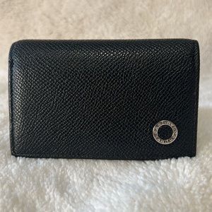 🔥Like NEW condition🔥 Black BVLGARI 6 key holder & 2slot card holder